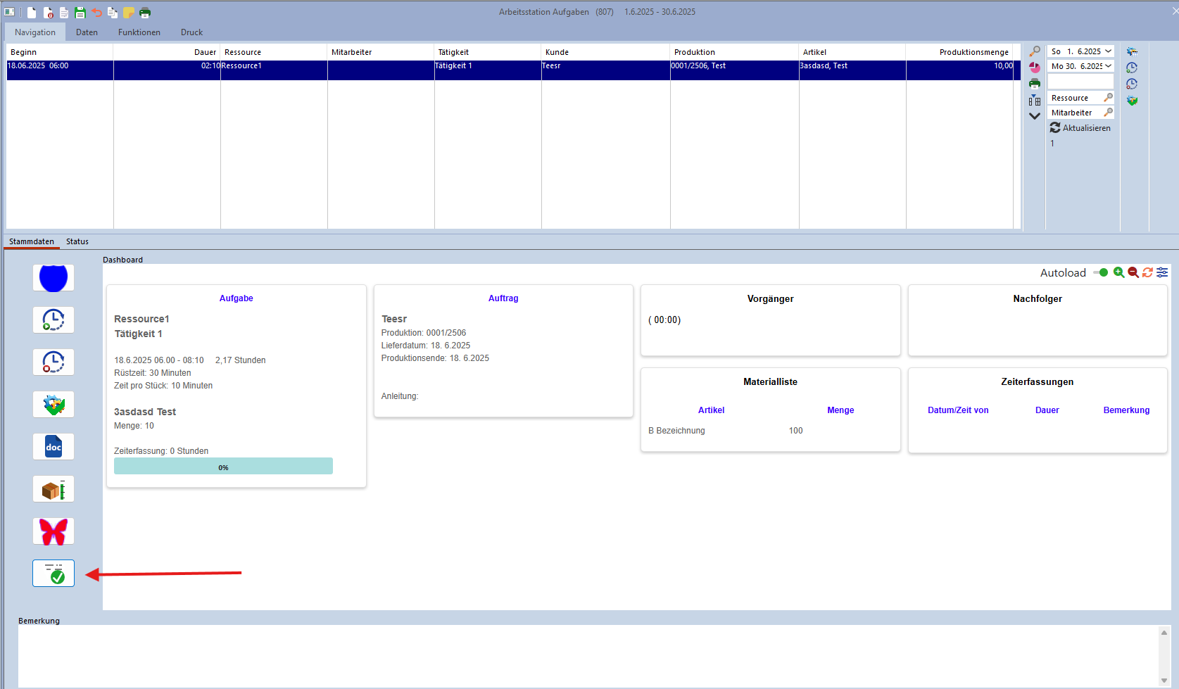 Frage oder Notiz senden button