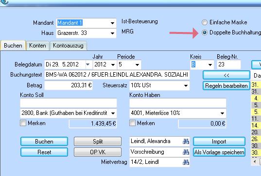 Buchhaltung doppelte Buchführung